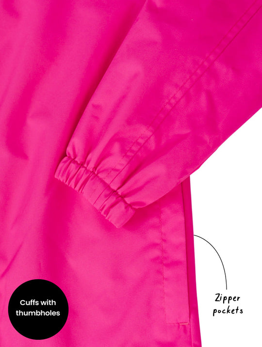 SplashMagic Rainshell - Neon Pink | Leopard Love