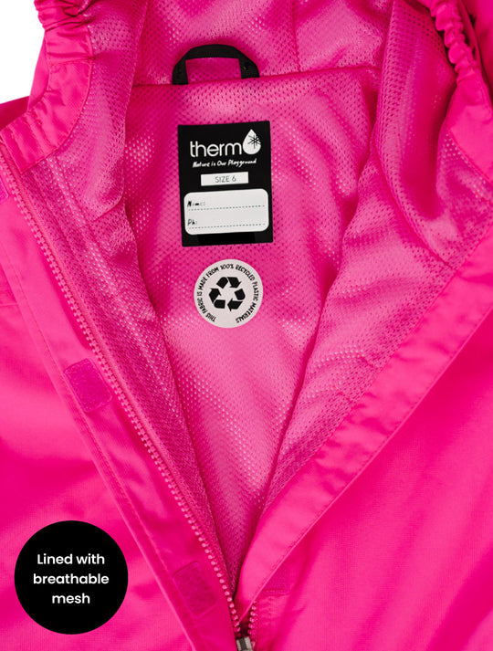 SplashMagic Rainshell - Neon Pink | Leopard Love