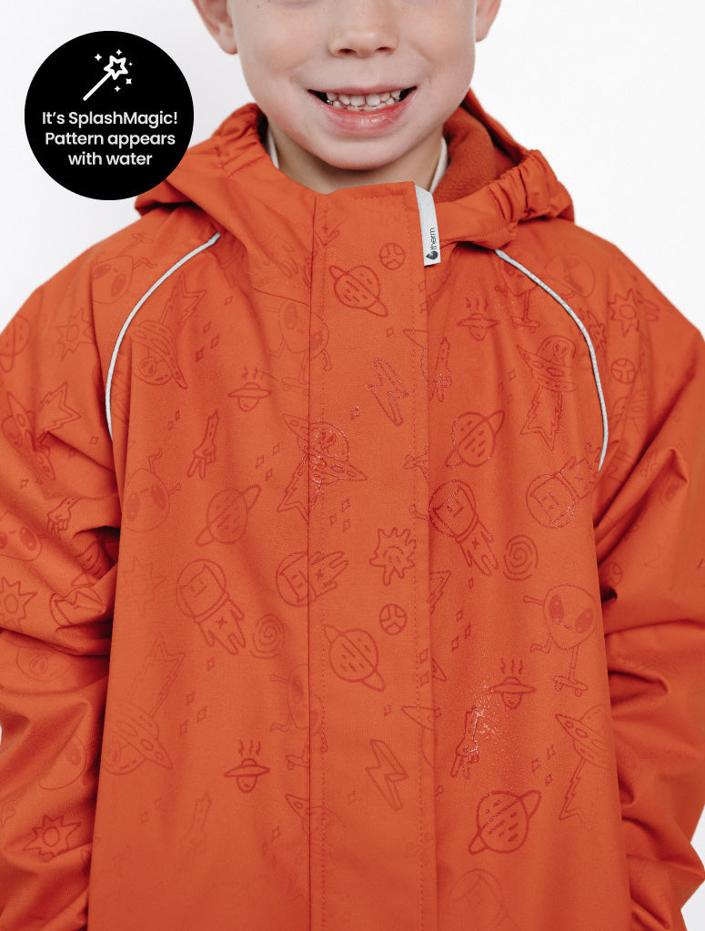 SplashMagic Storm Jacket - Burnt Orange | Space Pals