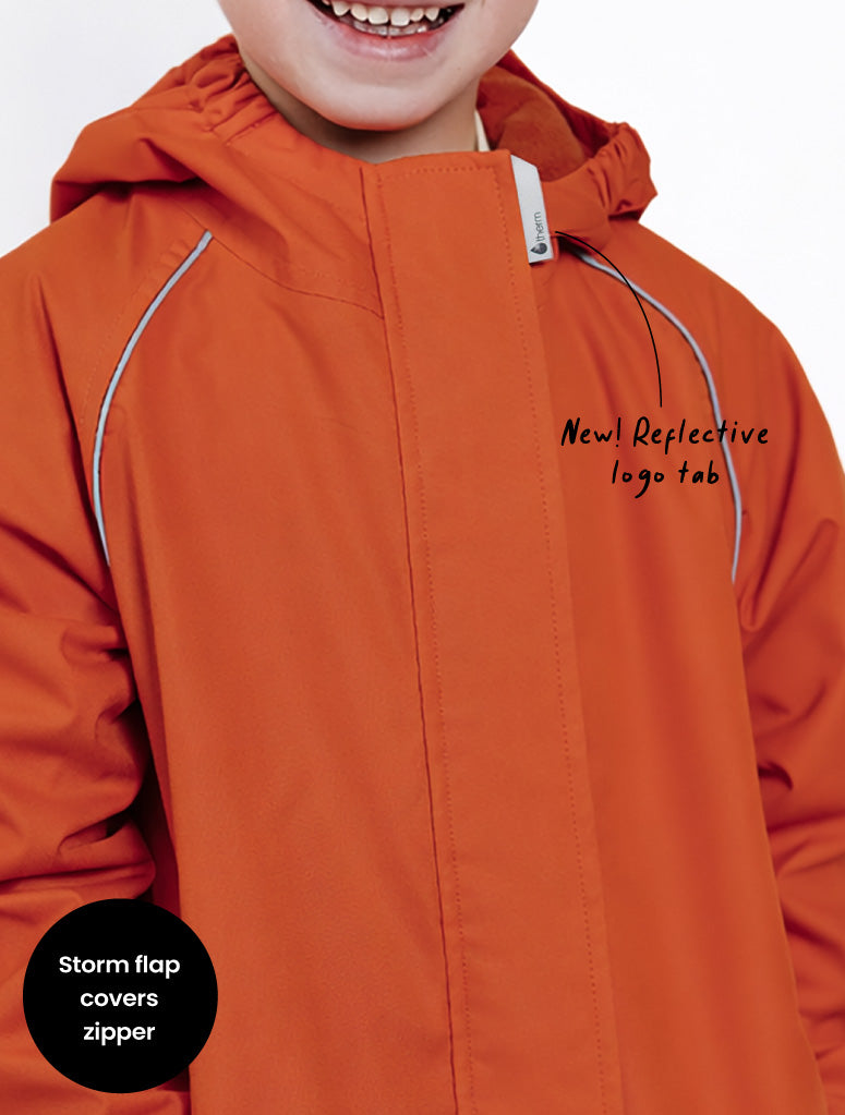 SplashMagic Storm Jacket - Burnt Orange | Space Pals
