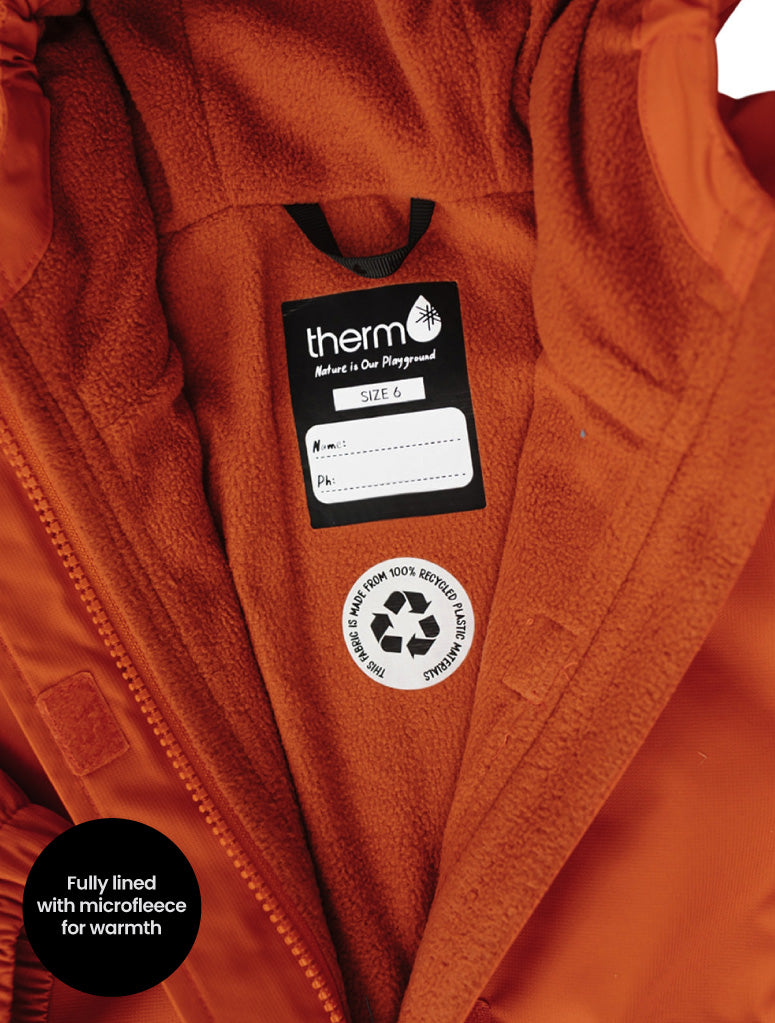 SplashMagic Storm Jacket - Burnt Orange | Space Pals