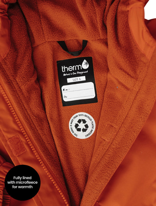 SplashMagic Storm Jacket - Burnt Orange | Space Pals