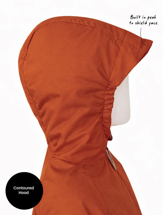 Hydracloud Puffer Jacket - Burnt Orange | Space Pals