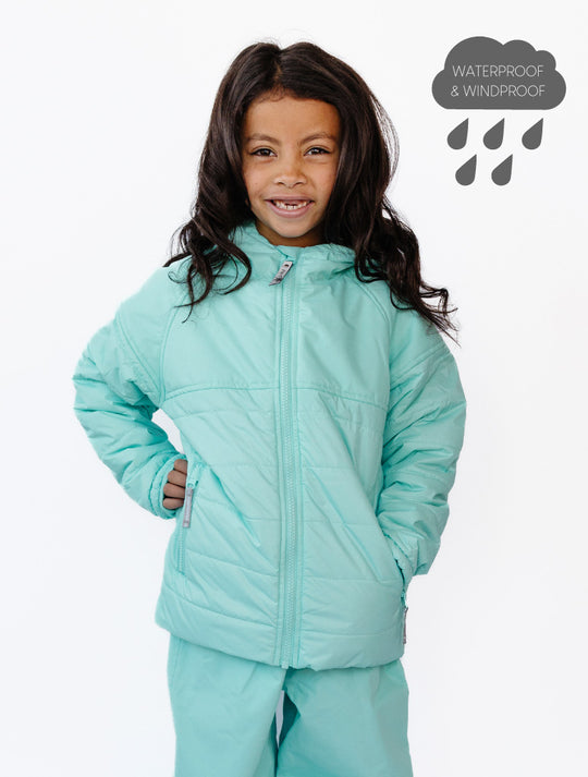 Hydracloud Puffer Jacket - Crystal Blue | Daisy Chain