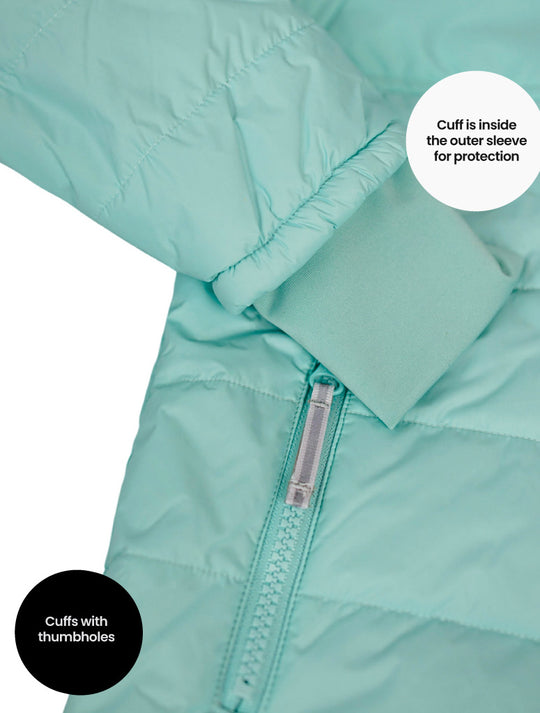 Hydracloud Puffer Jacket - Crystal Blue | Daisy Chain