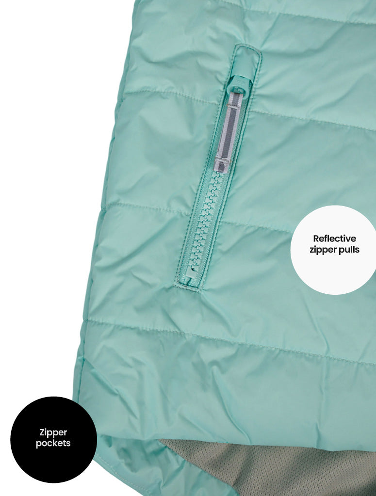 Hydracloud Puffer Jacket - Crystal Blue | Daisy Chain