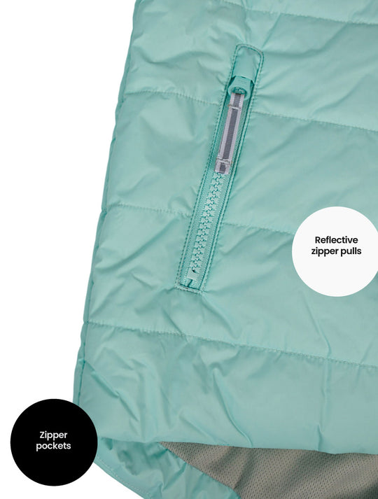 Hydracloud Puffer Jacket - Crystal Blue | Daisy Chain