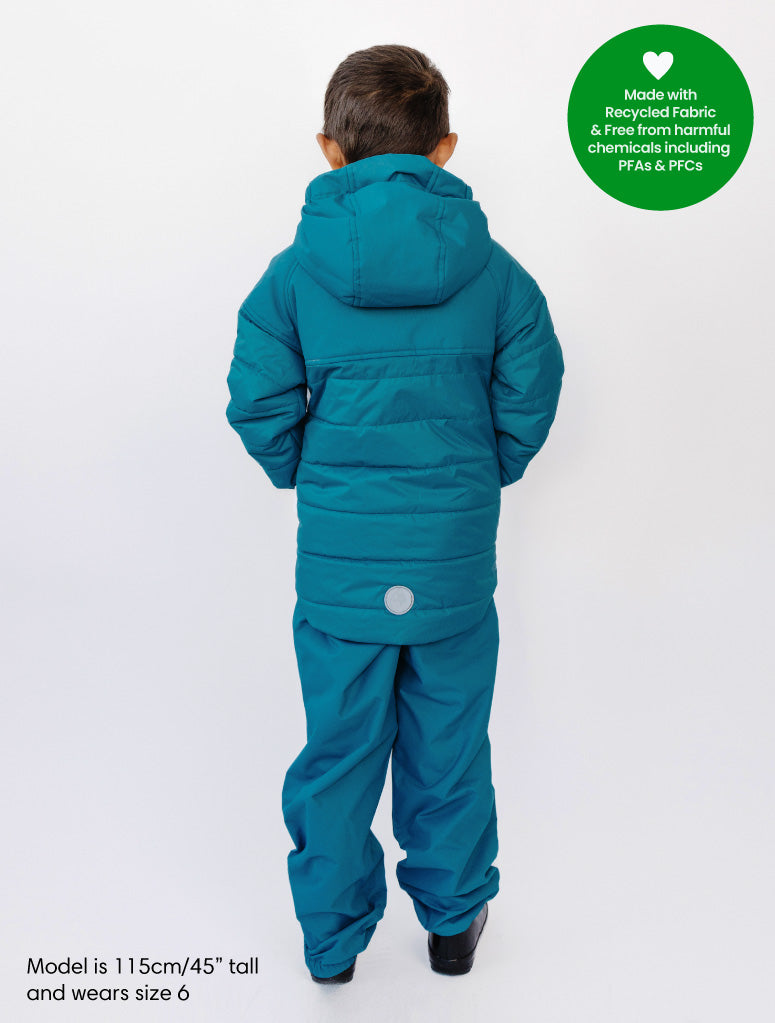 Hydracloud Puffer Jacket - Deep Teal | Dino Skate Crew