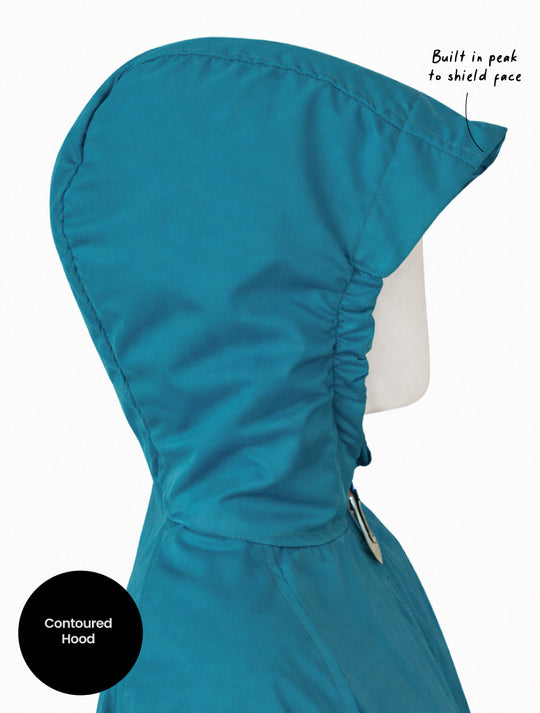 Hydracloud Puffer Jacket - Deep Teal | Dino Skate Crew