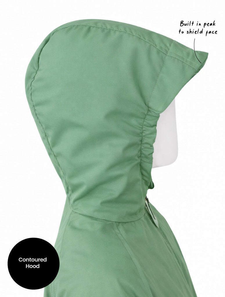 Hydracloud Puffer Jacket - Forest Moss | Happy Earth