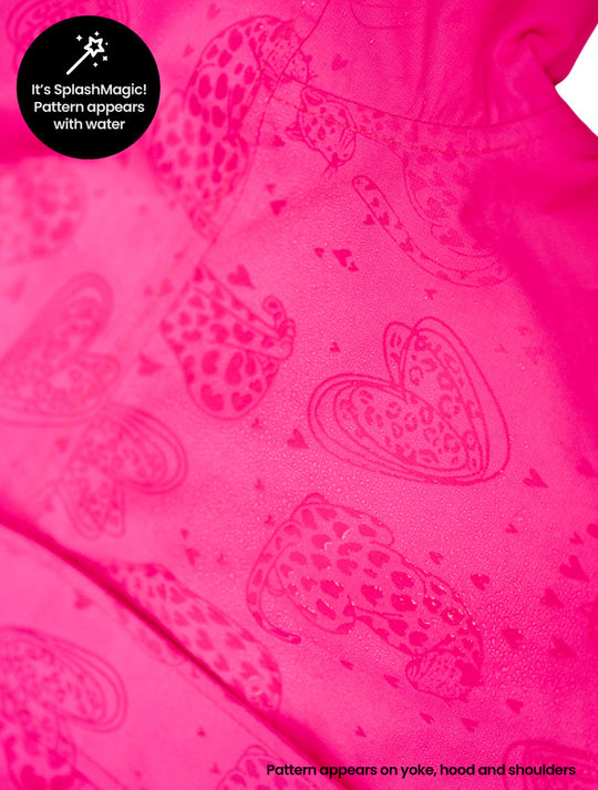 Hydracloud Puffer Jacket - Neon Pink | Leopard Love
