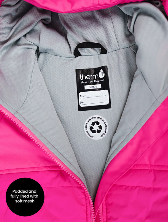 Hydracloud Puffer Jacket - Neon Pink | Leopard Love