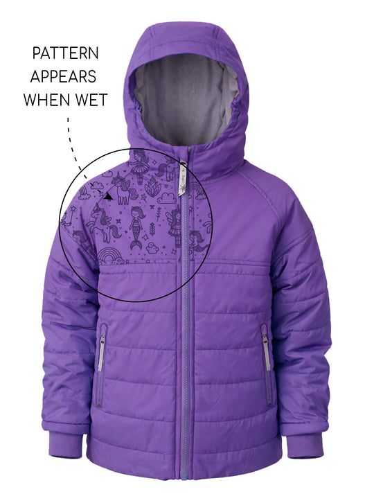 Hydracloud Puffer Jacket - Neon Pink | Violet