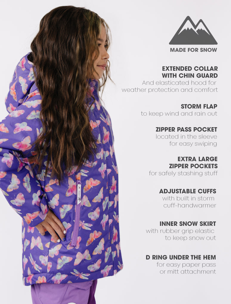 Snowrider Ski Jacket - Butterfly