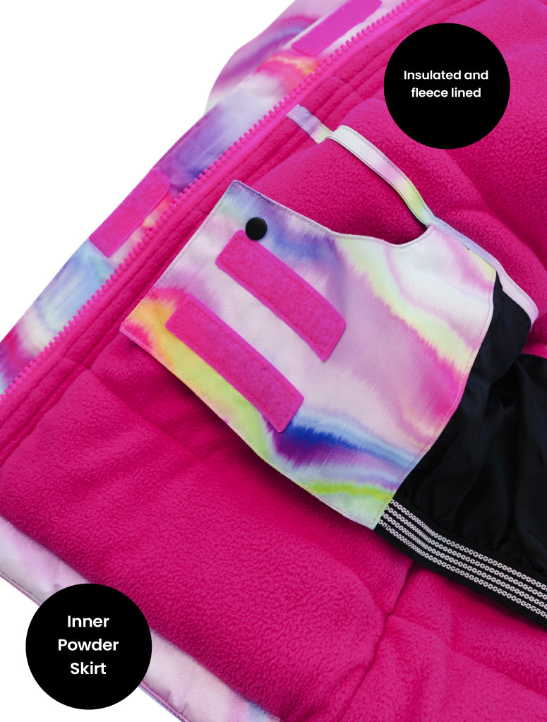 Snowrider Ski Jacket - Rainbow Wave
