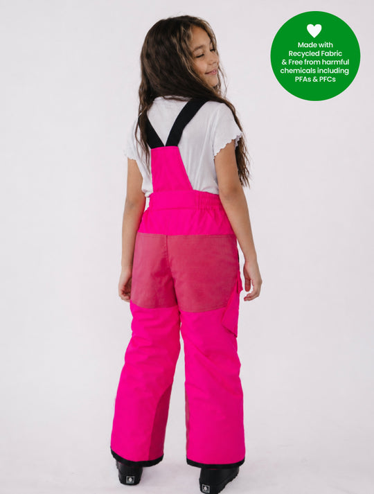 Snowrider Convertible Ski Overalls - Neon Pink