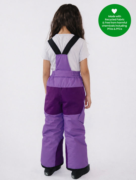 Snowrider Convertible Ski Overalls - Violet