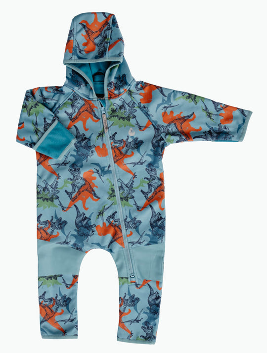 All-Weather Fleece Onesie - Dino