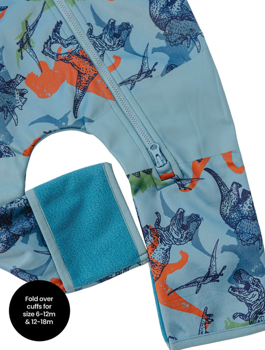 All-Weather Fleece Onesie - Dino