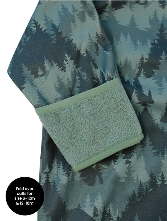 All-Weather Fleece Onesie - Forest Camo
