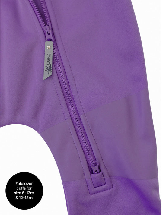 All-Weather Fleece Onesie - Violet