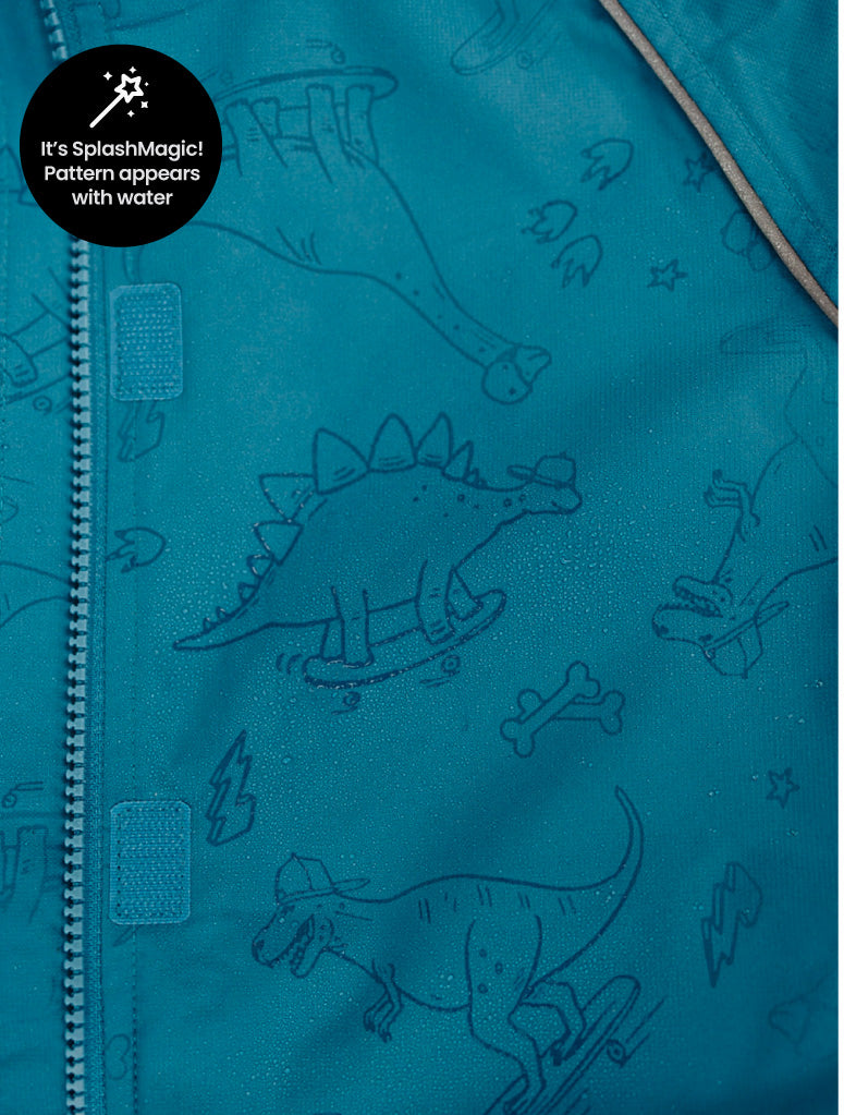 SplashMagic Rainsuit - Deep Teal | Dino Skate Crew