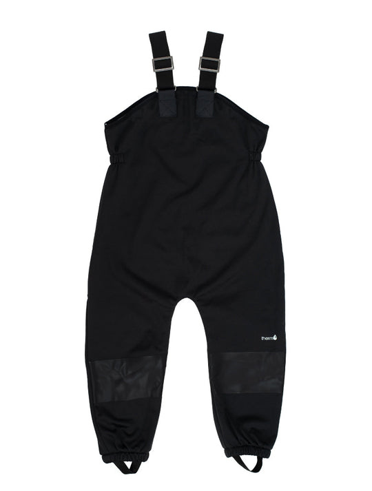 All-Weather Fleece Overalls - Black | Waterproof Windproof Eco