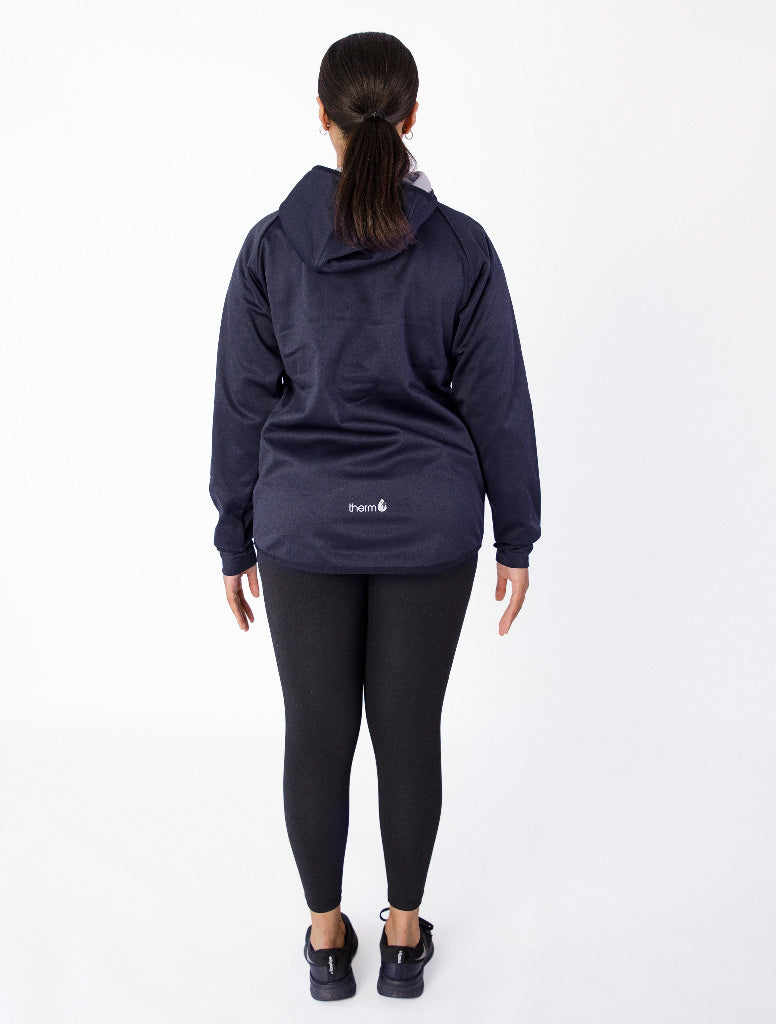 All-Weather Hoodie - Navy | Ladies