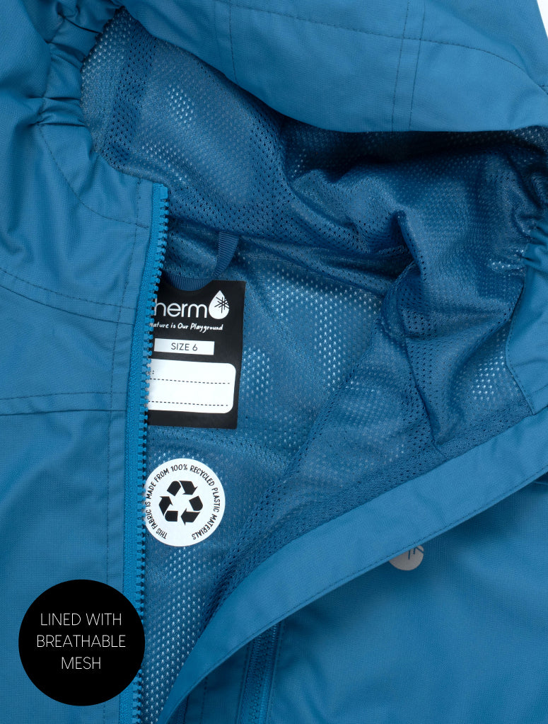 SplashMagic Rainshell - Blue Ocean | Waterproof Windproof Eco