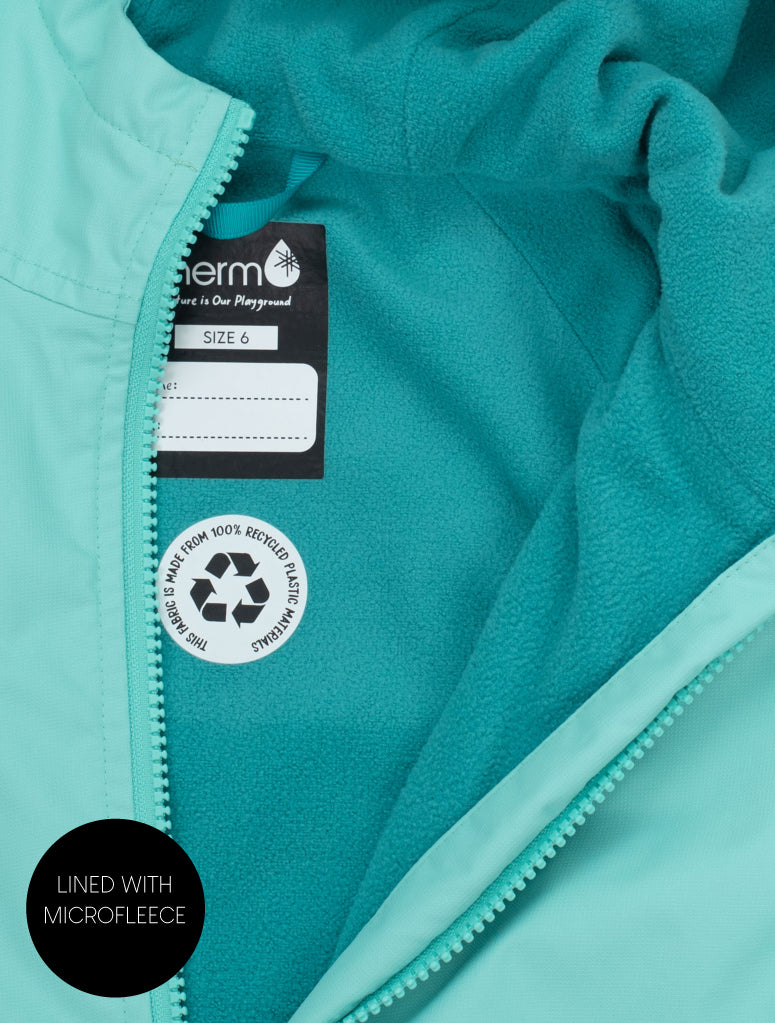 SplashMagic Storm Jacket - Aqua Sky | Waterproof Windproof Eco