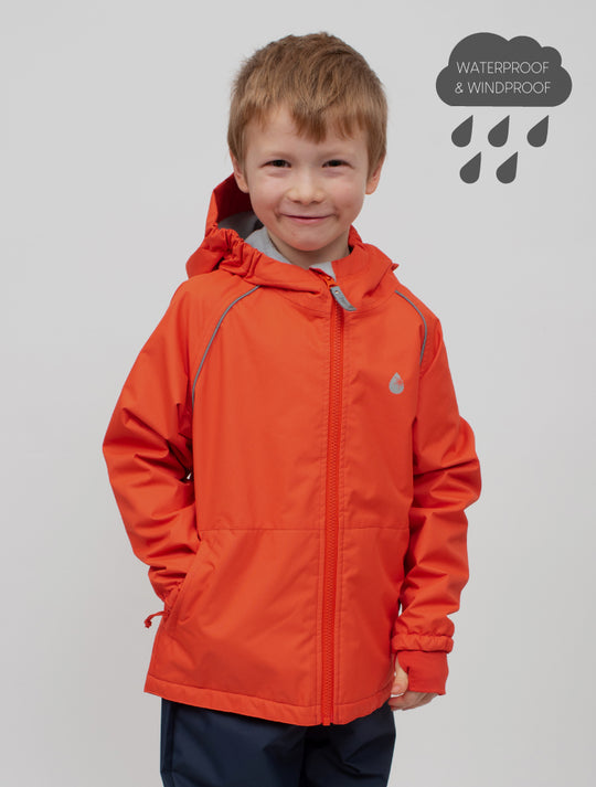 SplashMagic Storm Jacket - Flame | Waterproof Windproof Eco