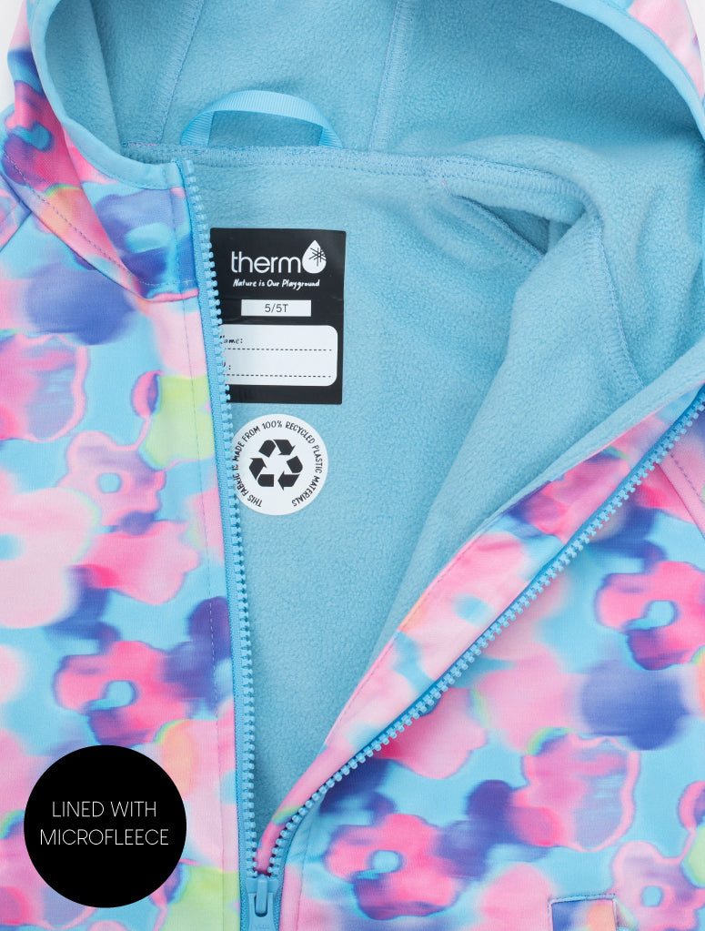 All-Weather Hoodie - Electric Floral | Waterproof Windproof Eco