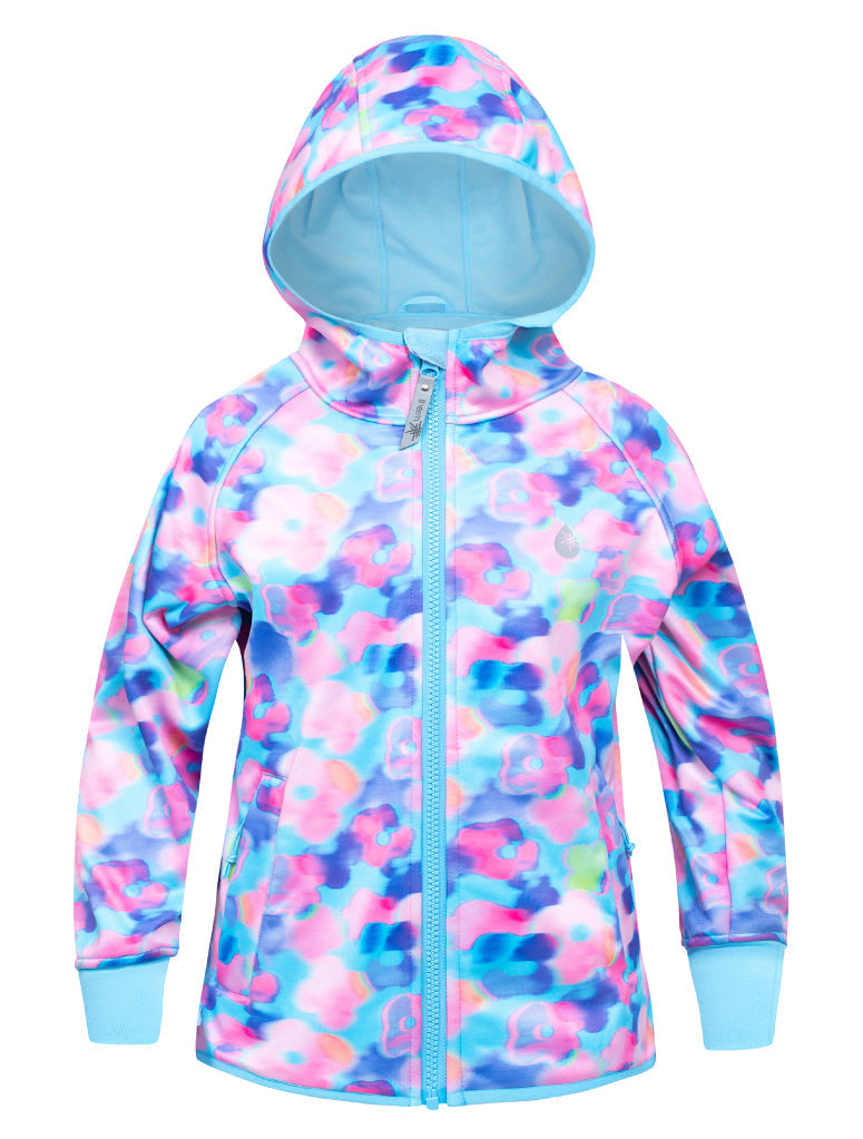 All-Weather Hoodie - Electric Floral | Waterproof Windproof Eco