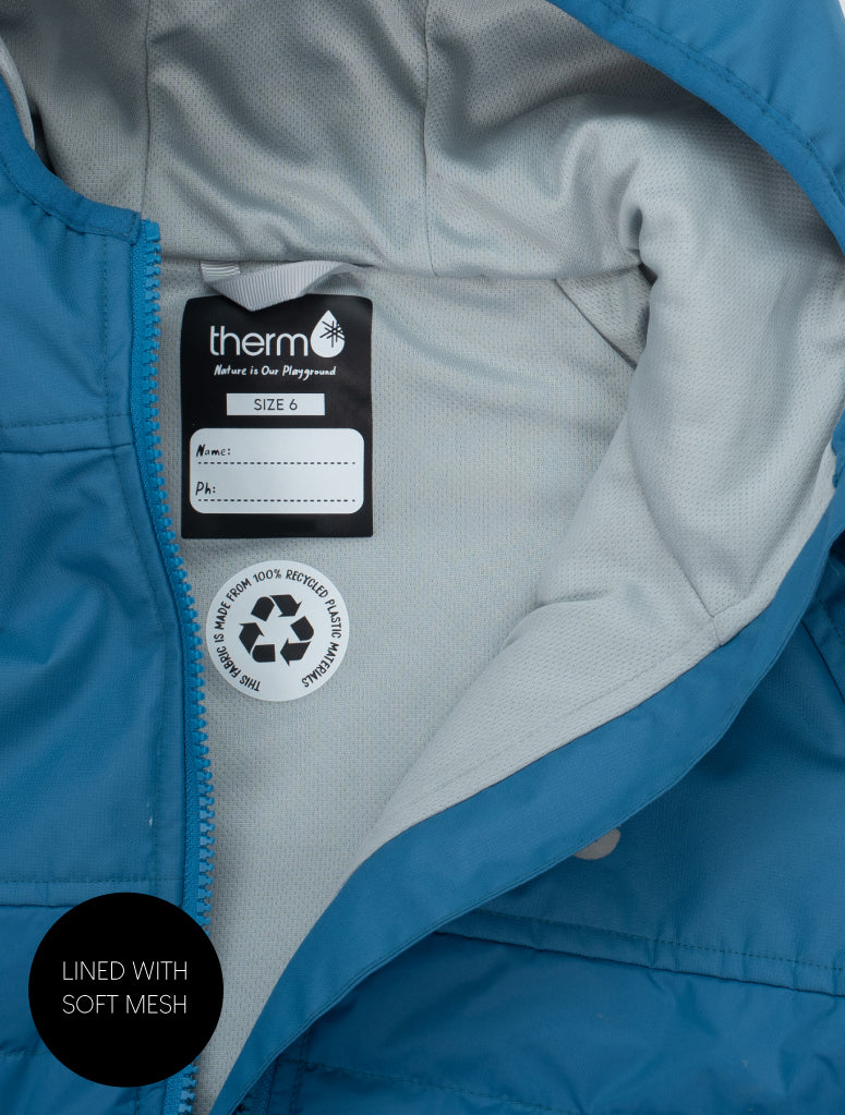 Hydracloud Puffer Jacket - Blue Ocean | Waterproof Windproof Eco