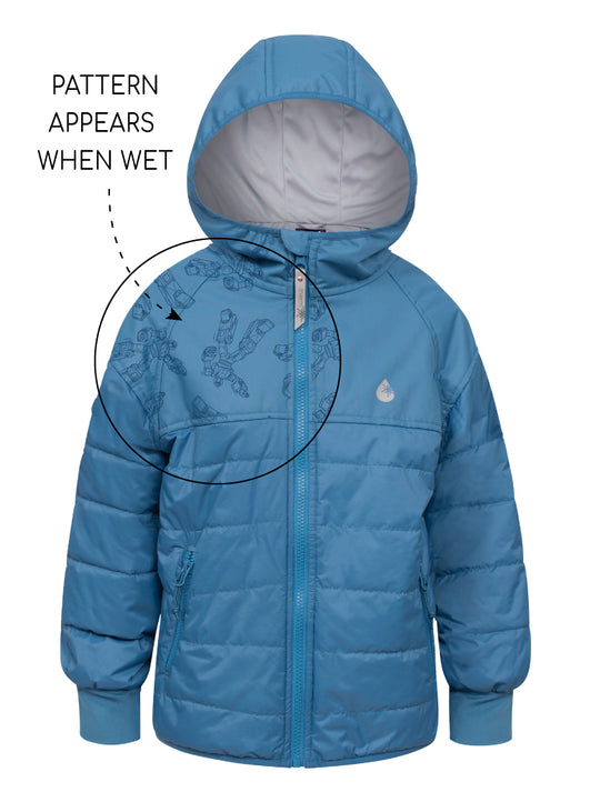 Hydracloud Puffer Jacket - Blue Ocean | Waterproof Windproof Eco