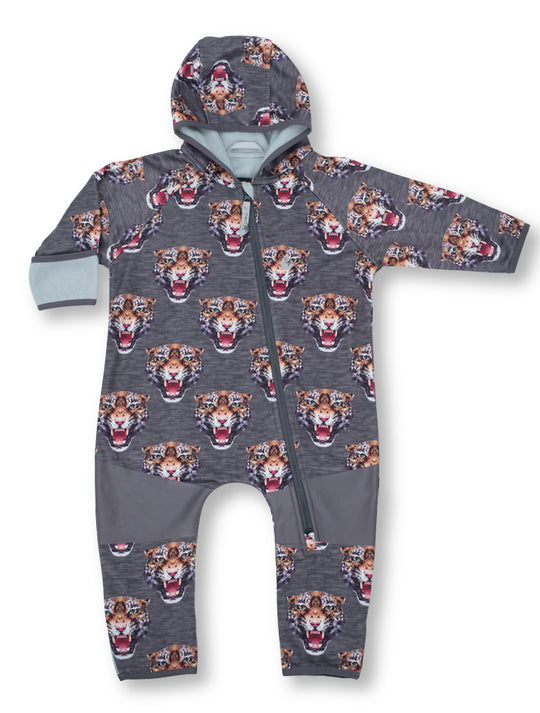 baby & toddler waterproof onesie grey