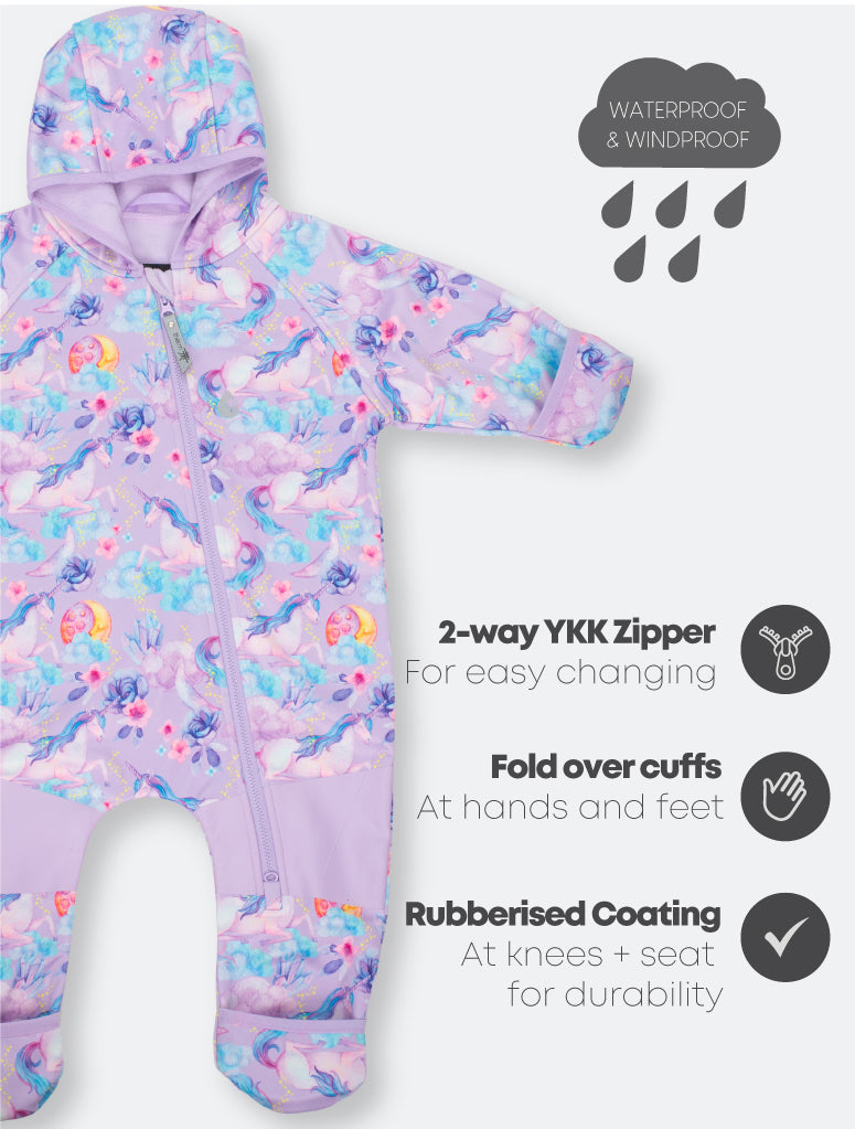 All-Weather Fleece Onesie - Unicorn Dream | Waterproof Windproof Eco